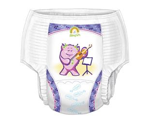 TRAINING PANTS GIRLS LGE UNDER 32-40 LBS